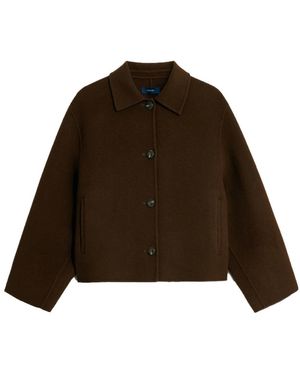 Soeur Gyoda Button-Front Jacket - Brown