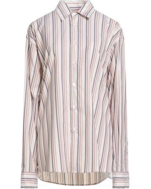 Marni Loose-Fitting Striped Shirt - White