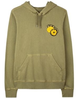 Paul Smith Long-Sleeved Hooded Sweater - Green