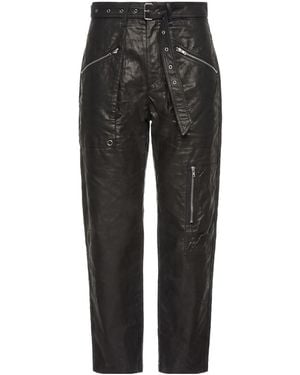 Isabel Marant Minimalist Tapered Pants - Gray