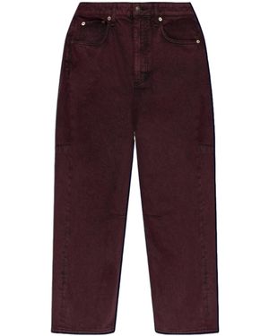 Rag & Bone Jeans With Belt Loops - Purple