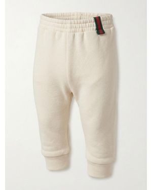 Gucci Cotton Webbing Casual Pants - Natural