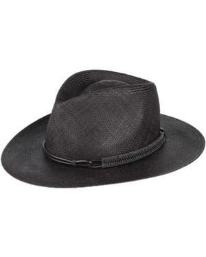 Brunello Cucinelli Solid Color Hats - Black