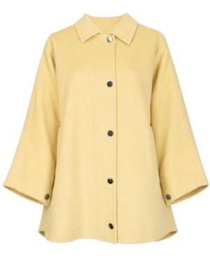 Pinko Long-Sleeved Coat - Natural