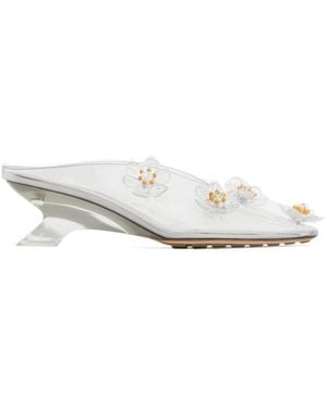 Bottega Veneta Jet Mules - White