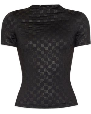 MISBHV Monogram Mockneck T-Shirt - Black