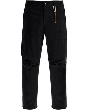 DARKPARK Saint Pleat Detailed Trousers - Black