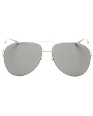 Saint Laurent Full-Rim Sunglasses - White