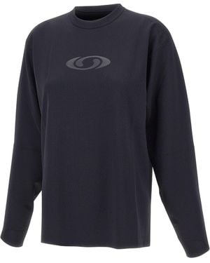 MM6 MAISON MARGIELA X SALOMON Mm6 Maison Margiela Salomon Long-Sleeve Top - Blue
