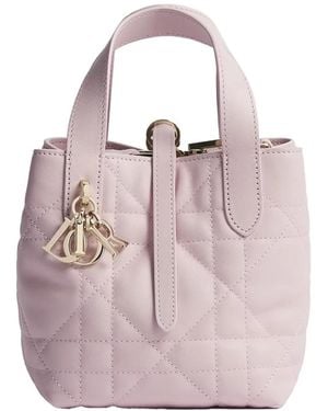 Dior Toujours Vertical Nano Tote Bag - Pink
