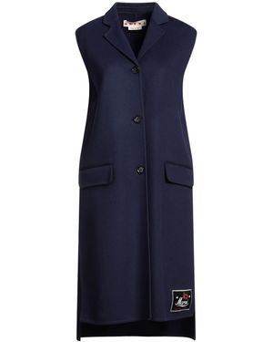 Marni Single-Breasted Coat - Blue