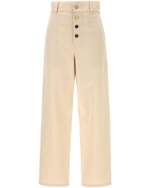 Moschino Gabardine Pants - Natural