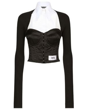 Dolce & Gabbana Kim Corset Top - Black