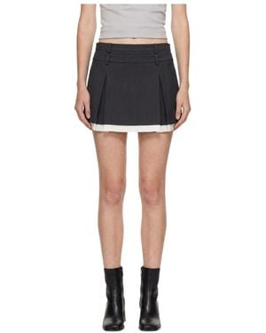 Marissa Chiara Patchwork Skirt - Black