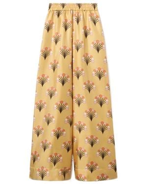 La DoubleJ Palazzo Trousers - Metallic