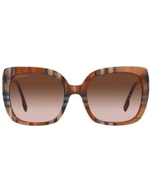 Burberry Caroll Oversize-Frame Sunglasses - Multicolour