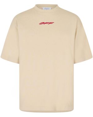 Off-White c/o Virgil Abloh Logo Short Sleeve T-Shirt - White
