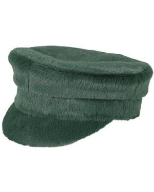 Ruslan Baginskiy Furry Newsboy Cap - Green