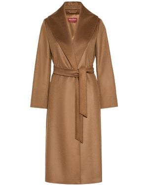 Max Mara Long-Sleeved Coat - Brown