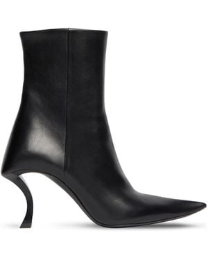 Balenciaga Hourglass Booties - Black