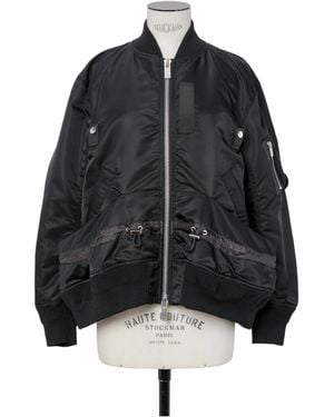 Sacai Twill Blouson - Black