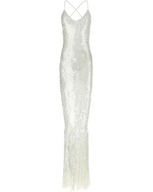 Norma Kamali Polyamide Long Dress - White