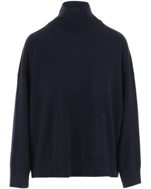 Bottega Veneta High Neck Knitted Jumper - Black
