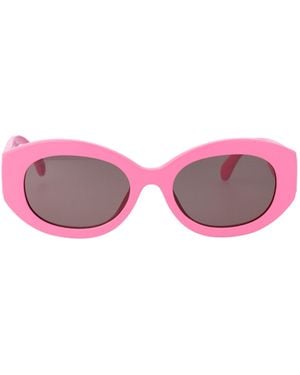 CHANEL Logo Sunglasses - Pink