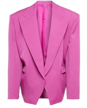 Magda Butrym Oversized Wool Blazer - Pink