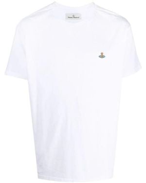Vivienne Westwood Multicolour Orb Classic T-Shirt - White