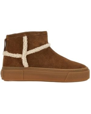 Hogan Slip-On Ankle Boots - Brown