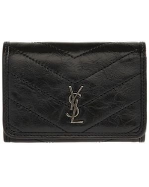 Saint Laurent Trifold Wallet - Black