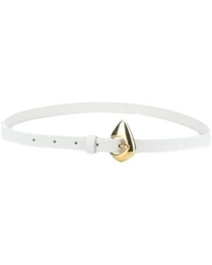 Bottega Veneta Adjustable Waist Belt - White