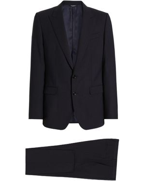 Dolce & Gabbana Peak-Lapel Single-Breasted Suit - Black