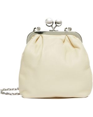 Weekend by Maxmara Pasticcino Logo Shoulder Bag - Natural