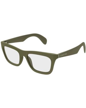 Gucci Eyewear Rectangle Frame Glasses - White