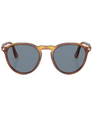 Persol Round Frame Sunglasses - Blue
