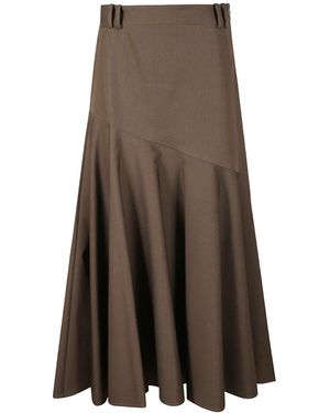 P.A.R.O.S.H. Belt Loop Skirt - Brown