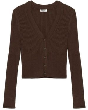 Jonathan Simkhai Ribbed-Knit Cardigan - Brown