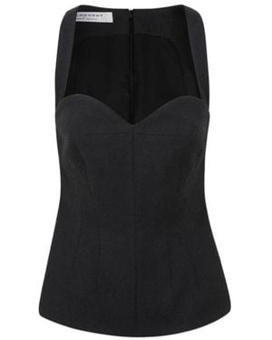 Philosophy Di Lorenzo Serafini Sleeveless Flared Hem Top - Black
