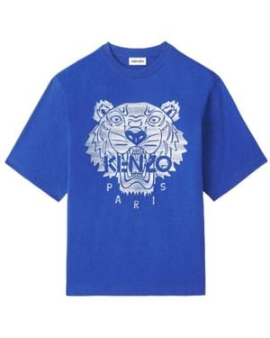 KENZO Short-Sleeved T-Shirt - Blue