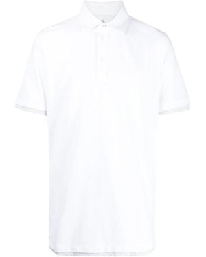 Brunello Cucinelli Short-Sleeved Polo Shirt - White
