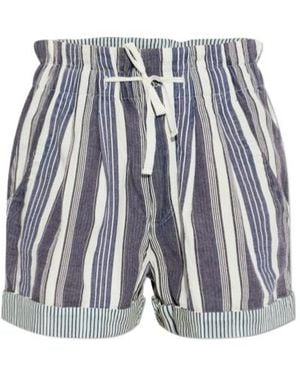Isabel Marant Isabel Marant Étoile Nirma Striped Shorts - Blue