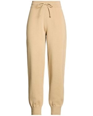 Burberry Plain Casual Pants - Natural