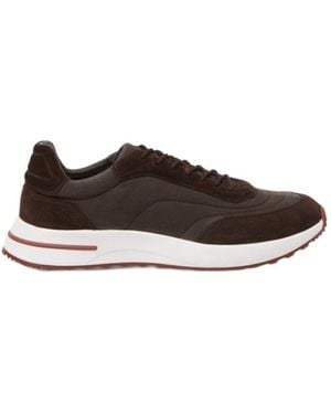 Loro Piana Week End Walk Trainer - Brown