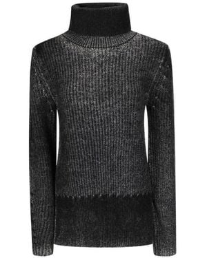 Acne Studios Wool Blend Turtleneck - Black