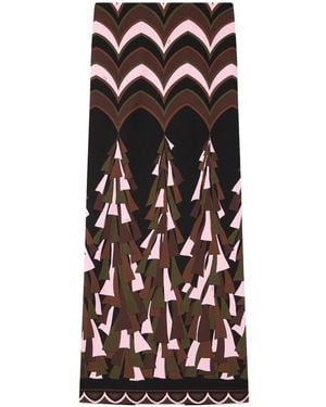 PUCCI Baiadera Print Tecno Couture Skirt - Multicolor
