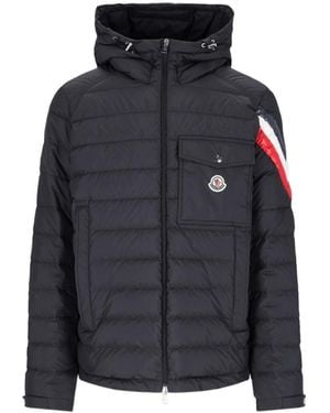 Moncler Berard Zip-Up Short Padded Jacket - Black