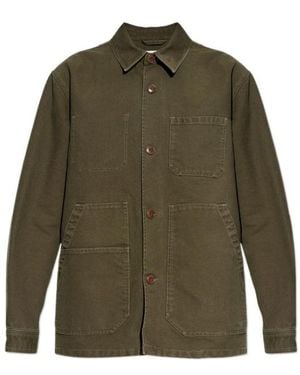 Isabel Marant Ardy Patch-Pocket Jacket - Green