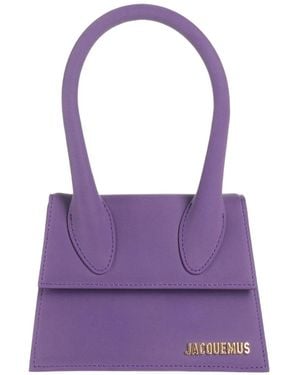 Jacquemus Solid Colour Handbags - Purple